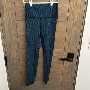 LULULEMON HIGH WAISTED CROPPED  LEGGINGS